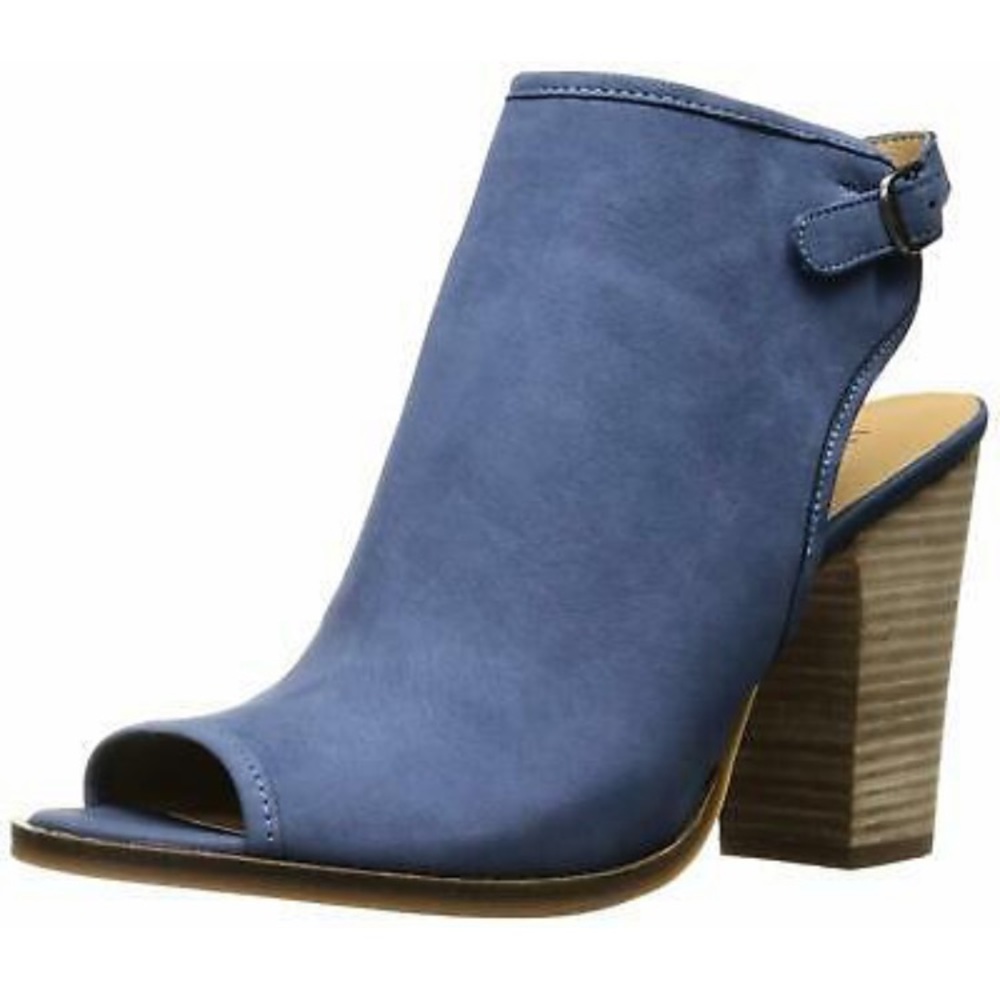 Lucky Brand Blue Suede Booties